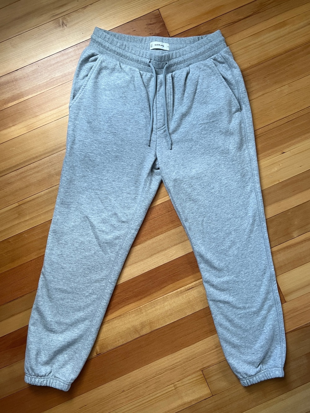 Everlane Men's Heathered Grey Off-Duty Jogger Sweatpants Size Medium
